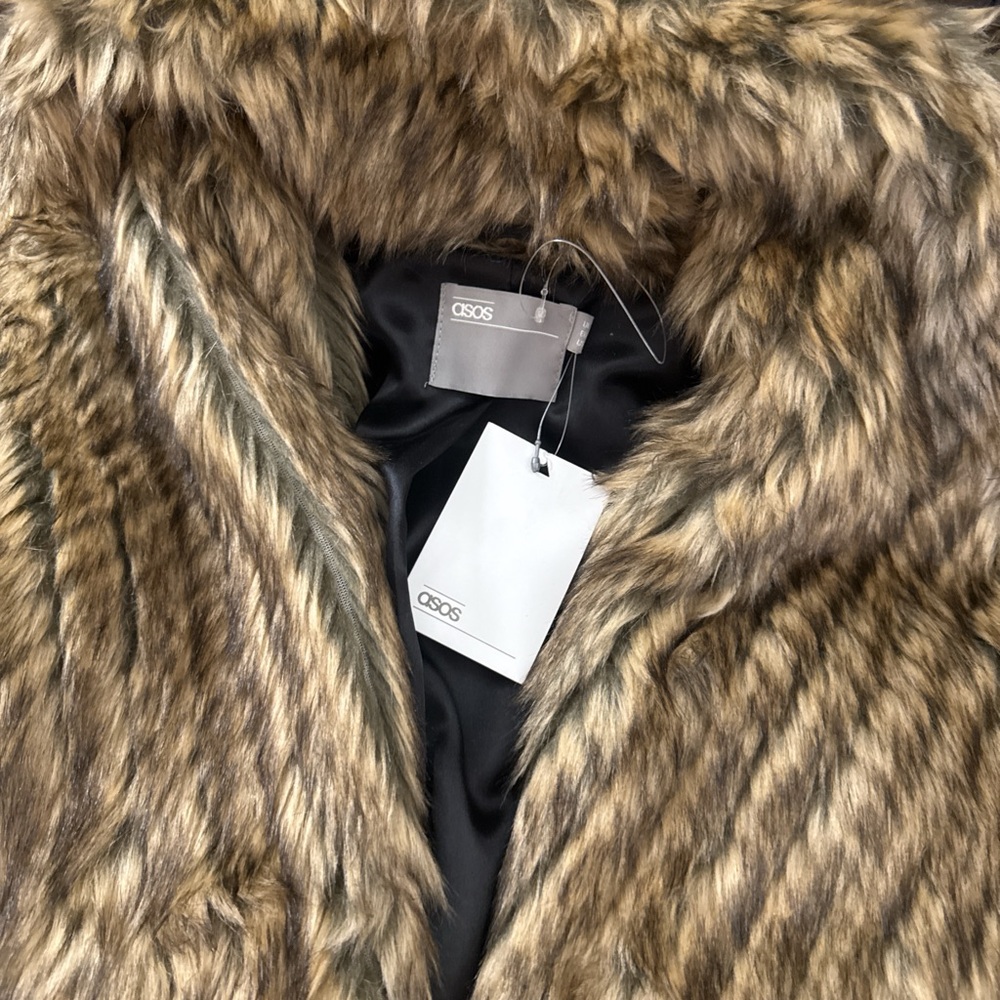 Faux fur jacket